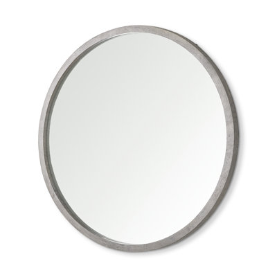 Miroir rond en bois massif Carper