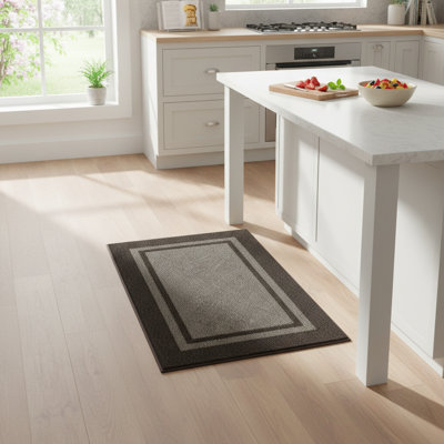 Tapis de cuisine 24 po x 36 po, tapis antidérapants lavables à la machine, tapis autoportants pour la lessive et le couloir de l'évier de cuisine