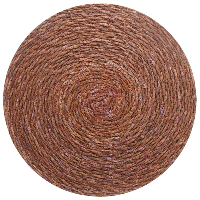  Seagrass Placemets 100% Seagrass Placemats Dining Table Textiles Decor, Brown, 12
