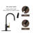 Pull Down Kitchen Faucet with Single Handle and Deck Plate-70944581