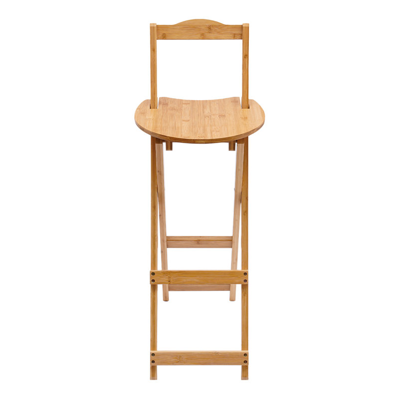 Tabouret de comptoir 29,5 po Michiya, Brun clair