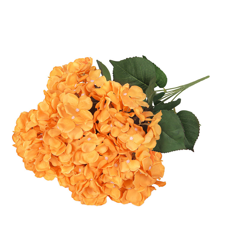 Tige d'hortensia de luxe Cragmont, Orange