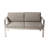 Karen 4-Piece Outdoor Aluminum Sofa Seating Group with Cushions – Modern Patio Conversation Set- Weather-Resistant Aluminum Frame & Plush Cushions - Low Maintenance Aluminum Patio Furniture Set-30898029