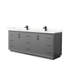 Meuble-lavabo double avec plateau Strada 84-98213389-92723790-92723789