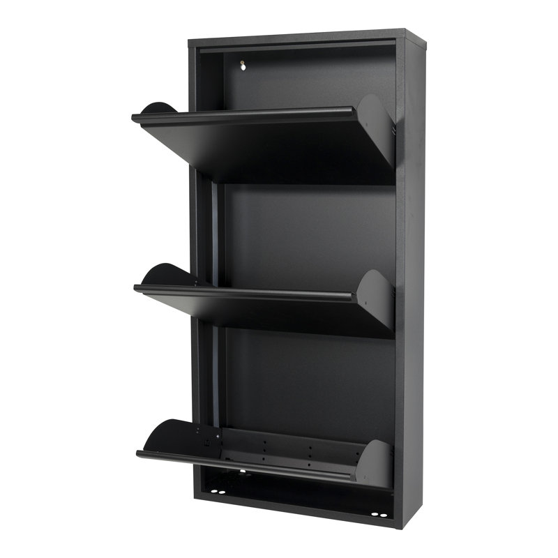 6 Pair Flip Down Shoe Storage