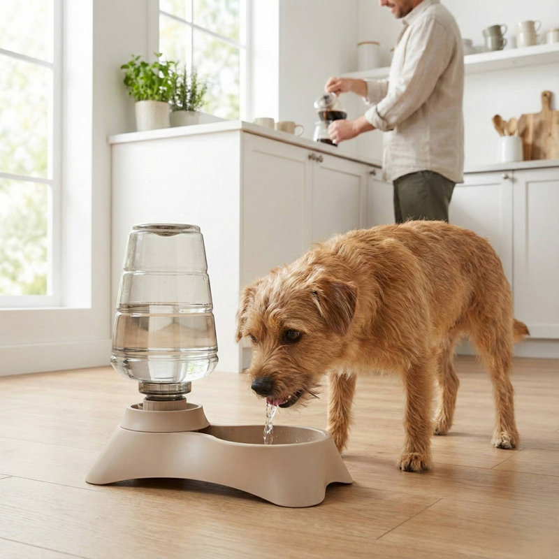 LILLE Automatic Water Dish;Bowl / Dish, 3.8 Litres