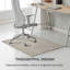 Tapis de chaise de bureau en jacquard de polyester avec support antidérapant Anji-101055807