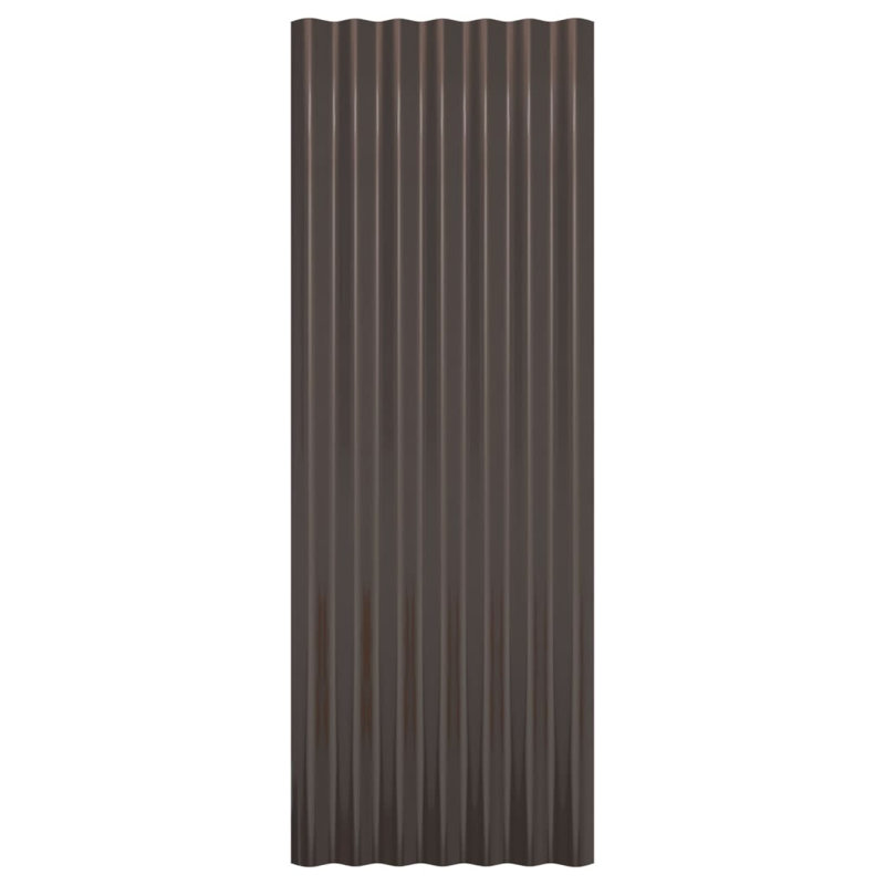Dakota Fields Steel Roofing Kit, Brown, 100 x 36 cm