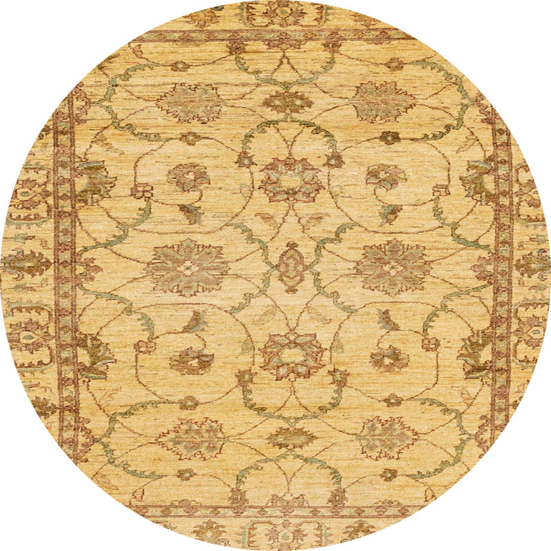 Tapis abstrait moderne 2993, Rond 7 pi