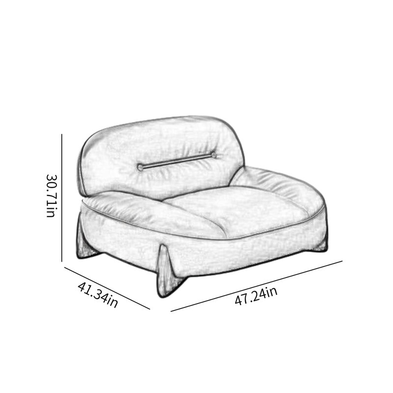Italian Light Luxury Retro Sofa