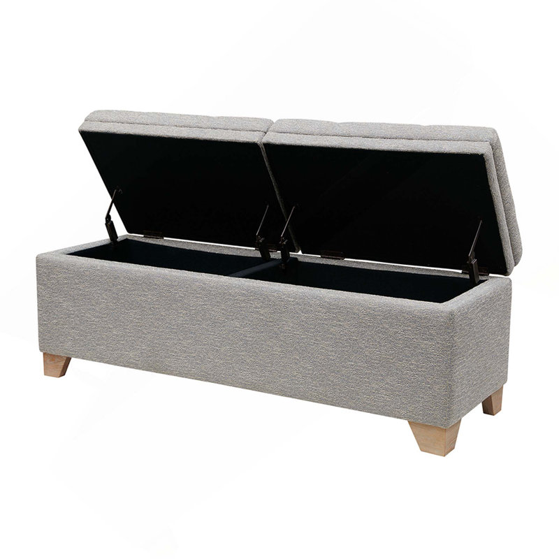Banc de rangement à fermeture douce