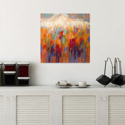 Poppy Mosaic Contemporary Poppy Flower Art