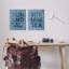 «Summer Beachy Phrases Single Photo Frame» par Victoria Barnes, 2 pièces sur toile-936202749