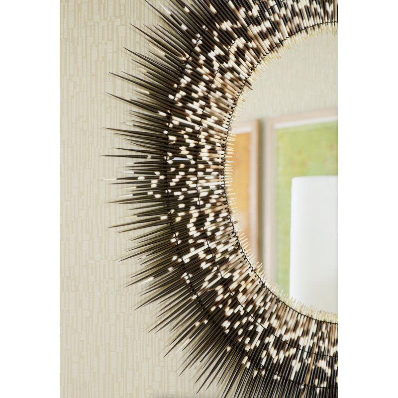 Genuine Quill Accent Mirror, 28" x 28"
