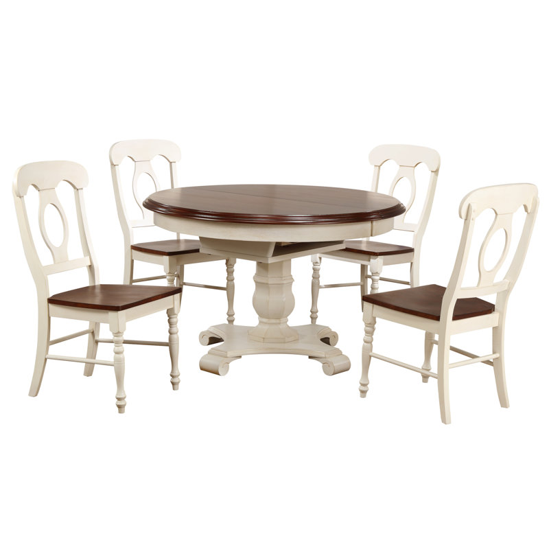 Ensemble de salle à manger en bois massif 5 pièces coin repas Azura