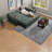 Sleek Multi-functional Sofa, Green Chenille Upholstery For Modern Living