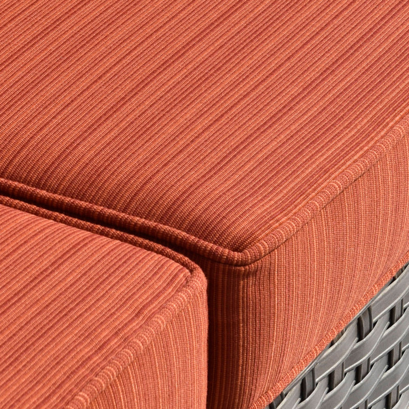 Outdoor 5.7'' Seat/Back Cushion, Orange Red