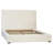 Taissa Solid Wood and Upholstered Panel Bed-81297024