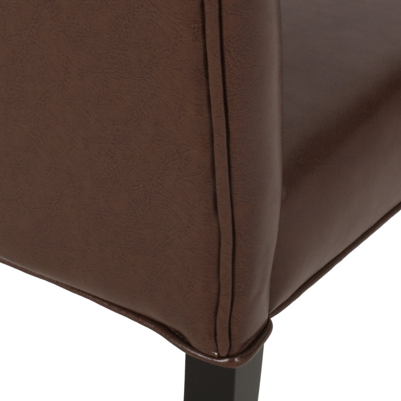 Radley Tufted Upholstered Side Chair,Upholstered dining room chair,dinning chair,kitchen chair, Chocolate