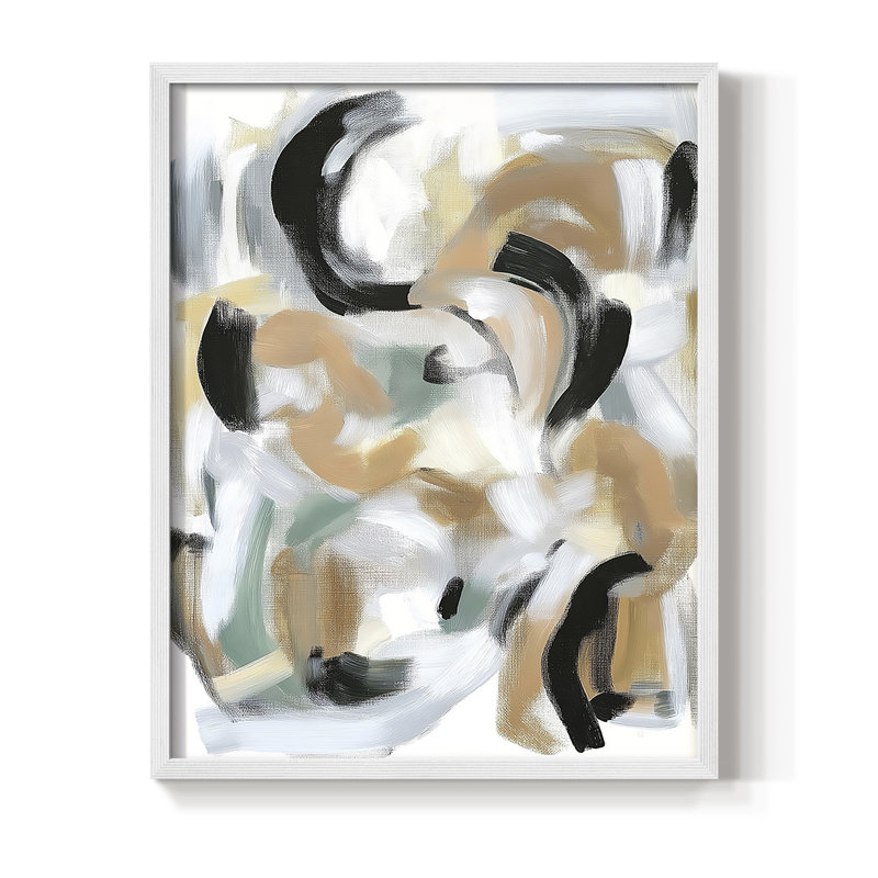 "ABSTRACT Series DCCXCII" par J Paul, Blanc / Blanc, H 29 po x l 23 po