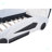 89" Race Car-Shaped Platform Bed with Wheels-185643465