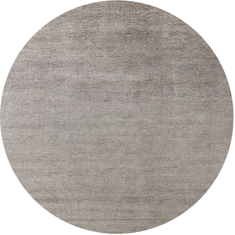 Tapis beige Geometric, Rond 3 pi