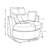 Niama Upholstered Swivel Lounge Armchair With Pillows-1154833262