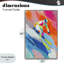 Skiing Down Neon Slopes Framed Giclee, design by Chromatic Storm Studio-828180361-828180362