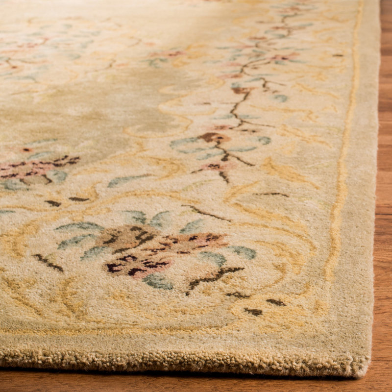 Tapis en laine touffeté à la main Molter, Rectangle 8 pi x 5 pi