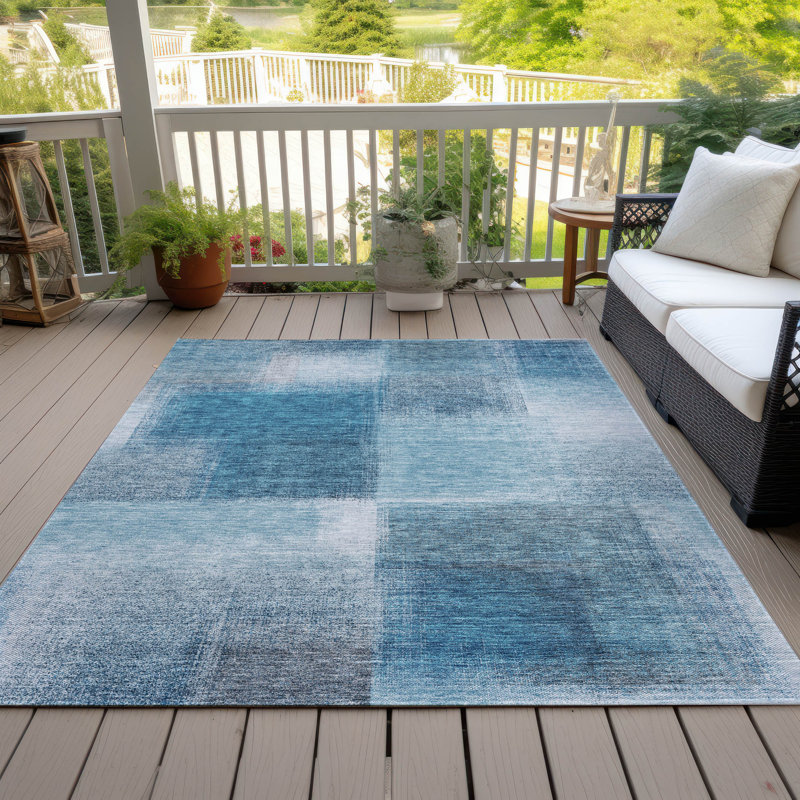 Tapis intérieur / extérieur Neysa, Rectangle 10 pi x 14 pi