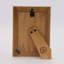 Cadre photo | Cadre de table décoratif à motif zébré os et panneau de fibres à densité moyenne, 4 po x 6 po