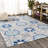 Leto Medallion Blue/Gray Indoor/Outdoor Rug-325344107