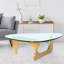 Space-saving Solid Wood Triangle Table, Modern Elegance For Living Rooms