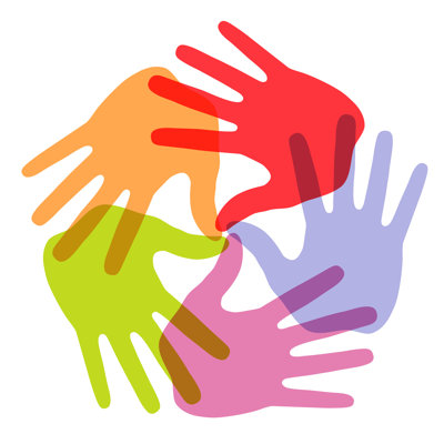 " Hand Print Icon "