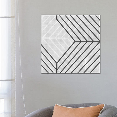 Diametric IV 1 Piece Wrapped Canvas Painting