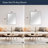 Spectrum 36x30" Stainless Steel Rectangular Framed Wall Mirror with Brushed Nickel Finish-272966398-272966399