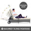 Aeri 793.55cm Long Reclining Double Chaise with Cushions and Table-1762094276