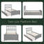Lit plateforme simple avec lit gigogne-269206377