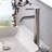 Euro Collection Single-Handle Deck-Mount Tall Vessel Lavatory Bathroom Sink Faucet - Brushed Nickel-52012508