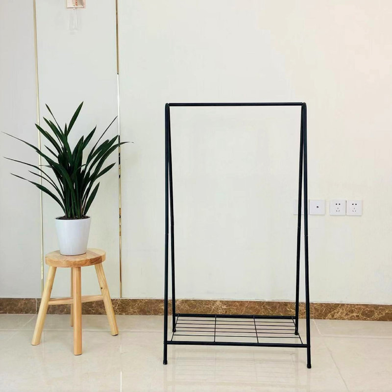 Locrian 25.9'' Metal Clothing Rack, Black