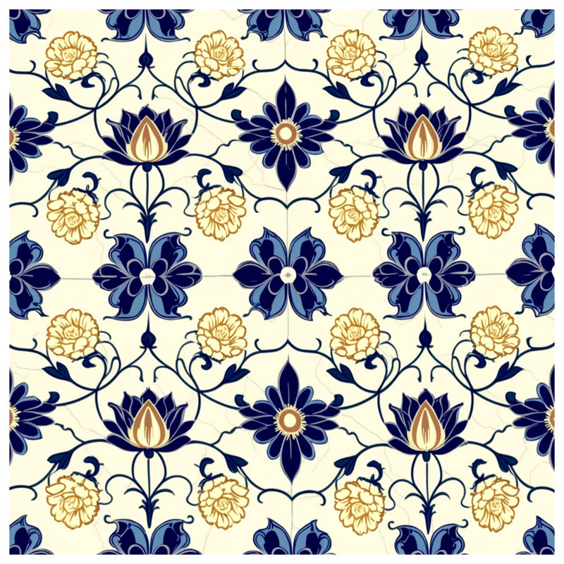 Rideaux de douche à motif floral, L 70 po x H 84 po