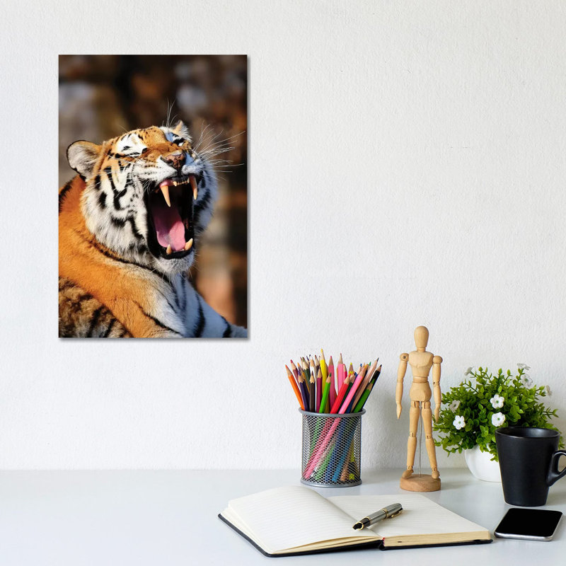 Tiger XII by Goran Anastasovski - Wrapped Canvas Print, 20.32 cm H x 30.48 cm W