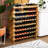 Apollonia Solid Wood Wine Bottle Rack in Brown