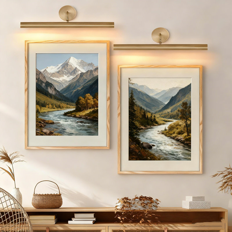 19'' Dimmable Led Wall Mount Picture Light, 4.72" H x 19" W x 2.16" D
