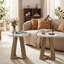 Table d'appoint ronde en bois, petite table de bout moderne-133434306
