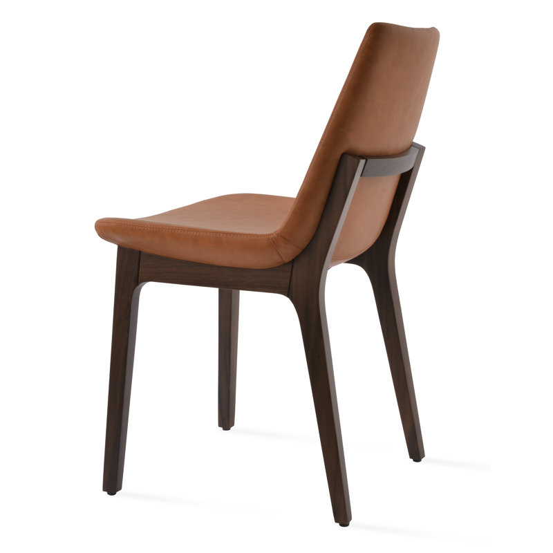 Eiffel Wood Dining Chair, Walnut, Caramel PPM