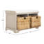 Banc de rangement pour chaussures-858159791