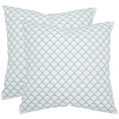 Geometric Cotton Reversible Throw Pillow
