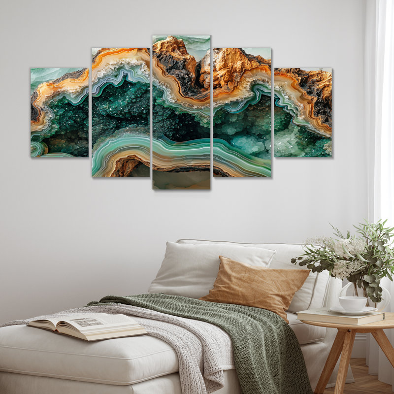 Prana - Agate Wall Art - ensemble d'art mural traditionnel