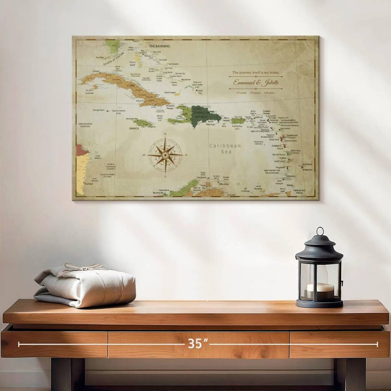 Pin's personnalisable Home II Caraïbes Amandalyn, H 16 po x l 24 po, Oui
